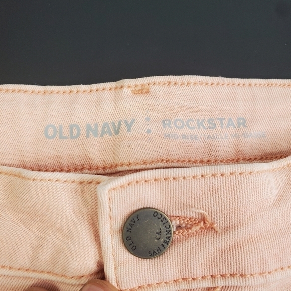 Old Navy Rockstar Mid Rise Jeans Women's Size 10 Regular - Picture 5 of 14